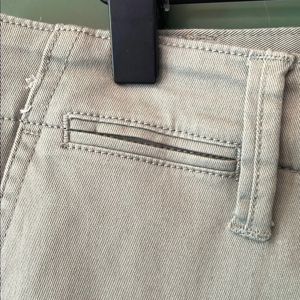 Lands' End Womens 16 Green Chino Ankle Pants Classic Style